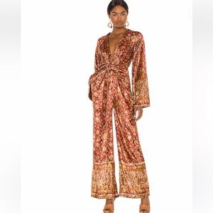 Free People Harper Jumpsuit Sangria